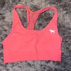 Victoria’s Secret pink razor back sports bra